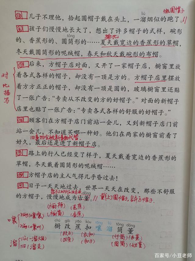 三年級語文下冊第26課《方帽子店》解放思想、不斷創(chuàng)新，勇于實踐