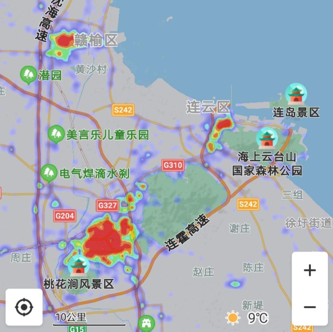 中國最開放的城市排名（沿海開放城市熱力圖比較）